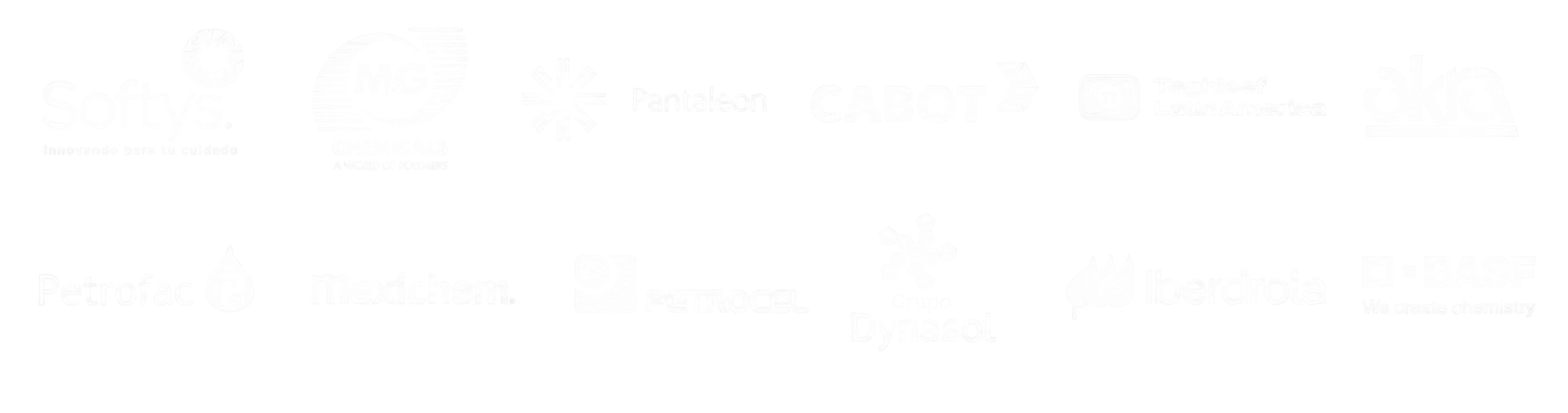 Logotipos de algunos clientes de CEITAM